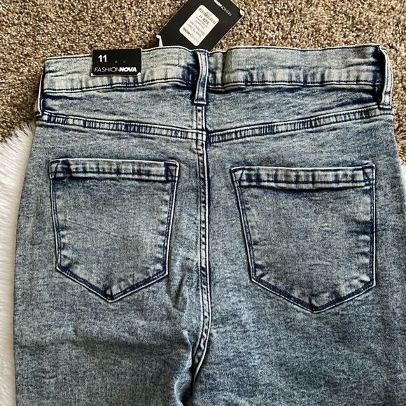 Fashion Nova Jeans Favorite Trip Classic Bootcut New Womens Size 11 - Picture 4 of 11